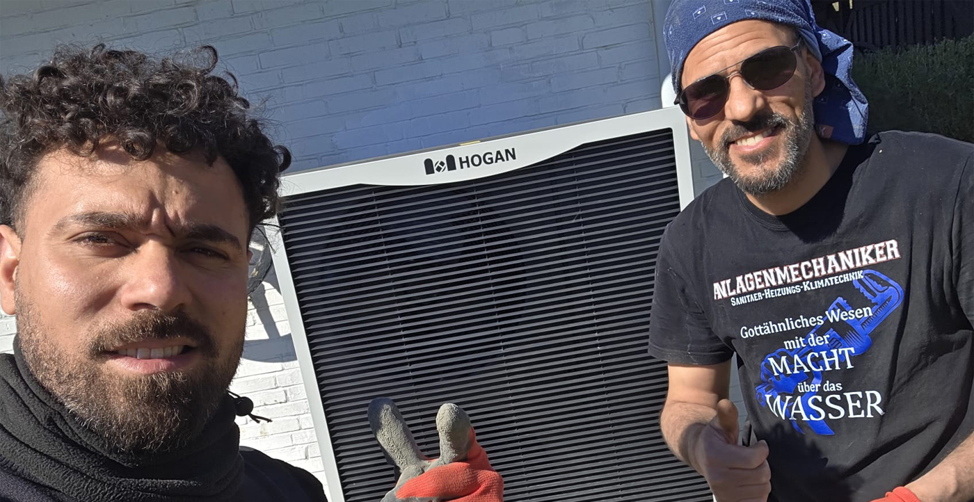 Neue HOGAN HEATPUMPS Installation in Lüneburg